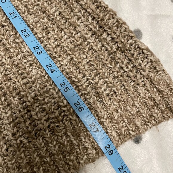 Garage tan xs crochet v-neck sweater - Picture 7 of 14